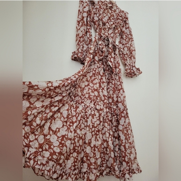 Doen Caramel dress in Red Ambridge Floral, sz s - Picture 9 of 15